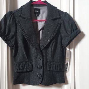 NEW XOXO Short Sleeve Jacket Blazer size S